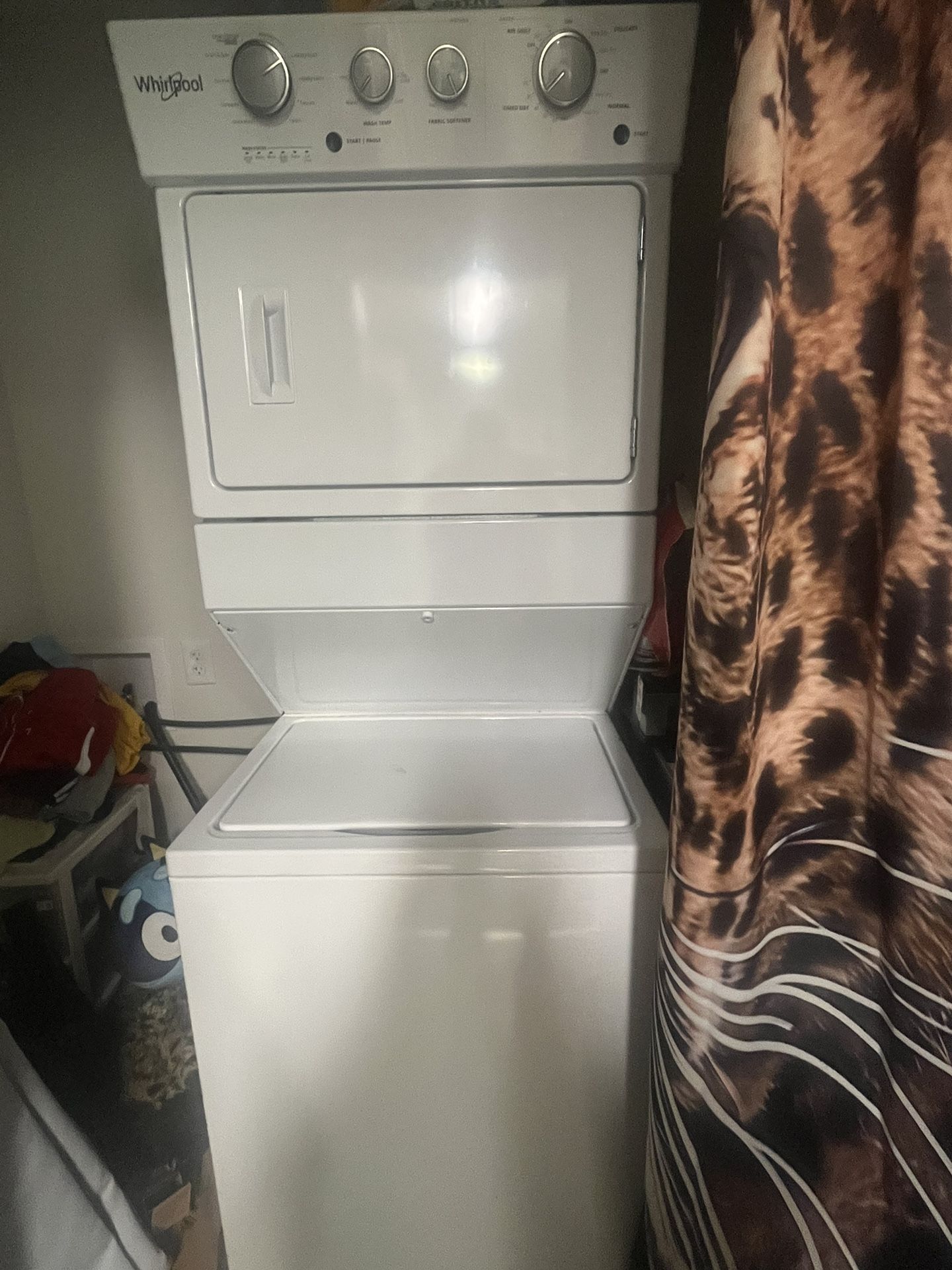 Extra-Large Capacity Stackable, Washer, And Dryer.