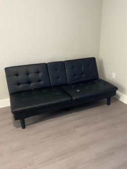 NEED GONE TODAY || BLACK FUTON COUCH