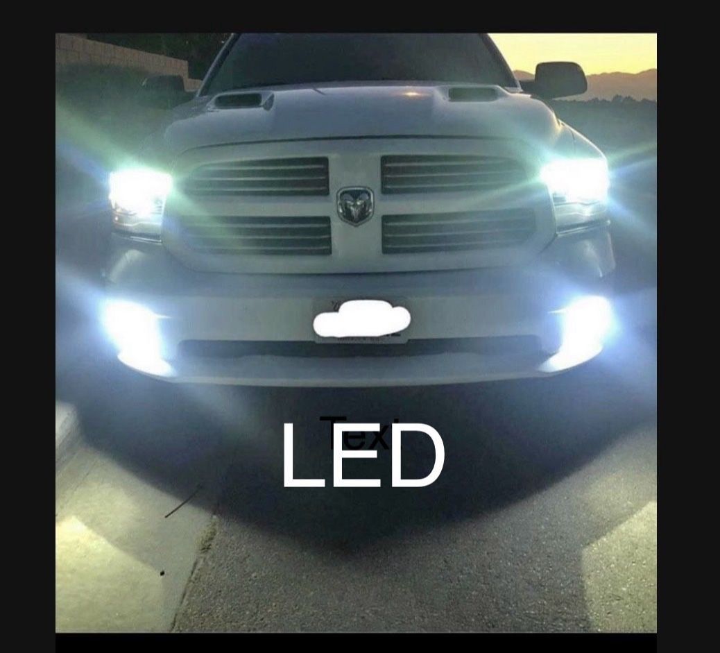 LED Aftermarket Headlight Lens Brightest Bulb Upgrades Luces 9005 9006 8000k 6k  Canbus