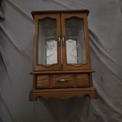 Real Wood Vintage Miniature Cupboard