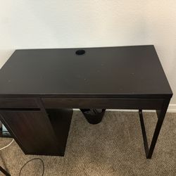 Black IKEA Desk