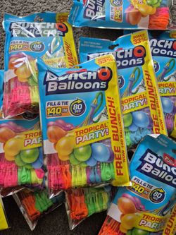 10 packs of BunchOBaloons