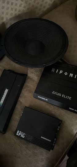 Speakers and amps all for 150