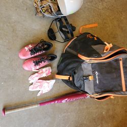 Young Girls Softball Equipment