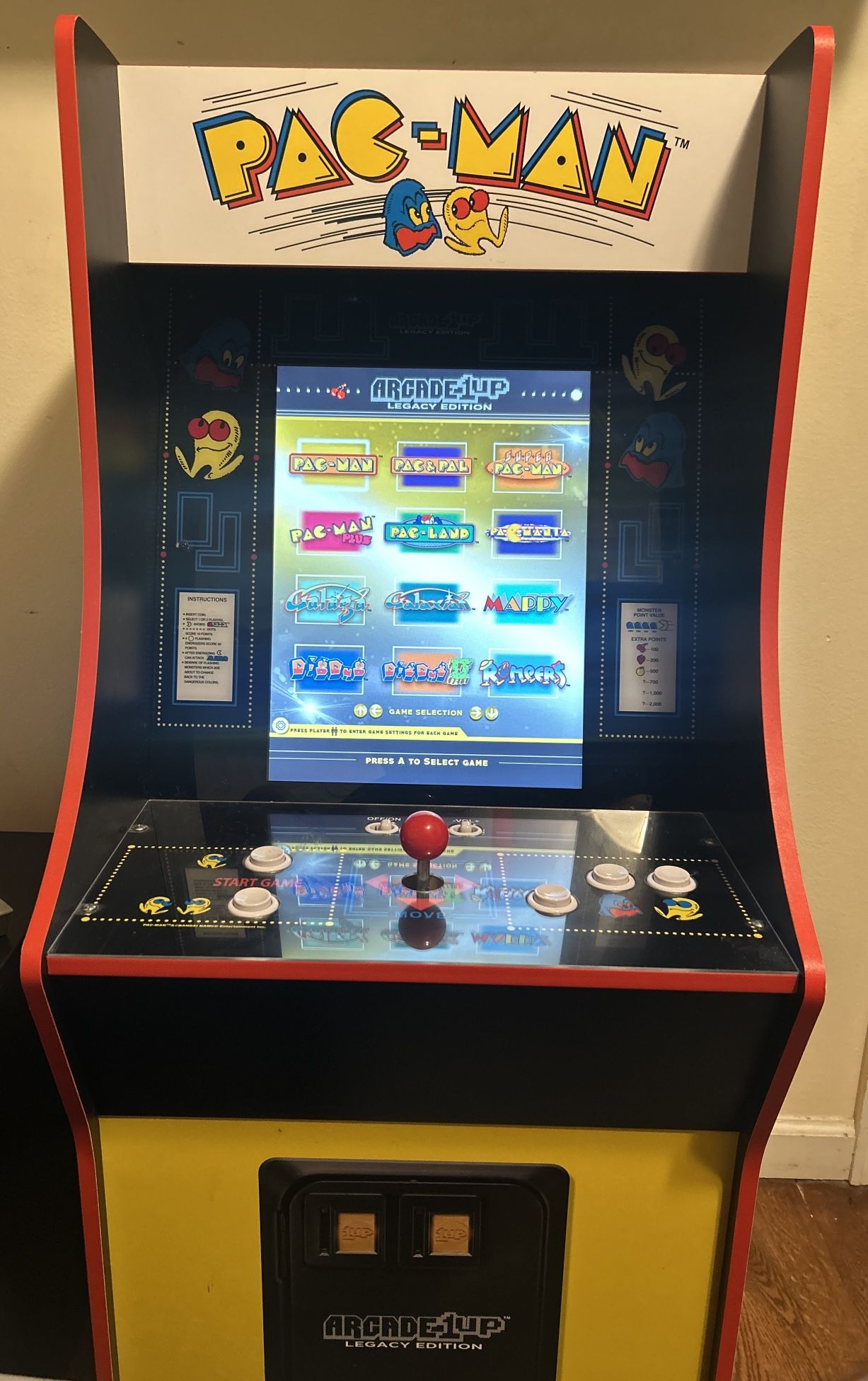 Pacman arcade machine 4ft
