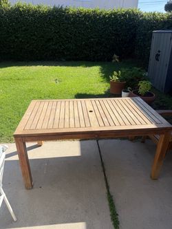 outdoor table