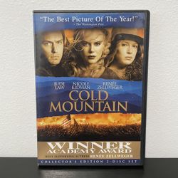 Cold Mountain DVD Collectors Edition 2 Disc Set Jude Law Nicole Kidman 2003