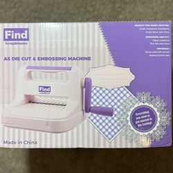 Find Scrapblooms 6 inch Die Cutting Machine Kit