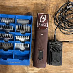 Oster 76 cordless clipper with 8 blades