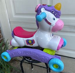 V Tech 2 in 1 Rocking Unicorn  $20