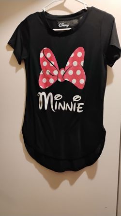 Disney Minnie Mouse Black Graphic T-Shirt