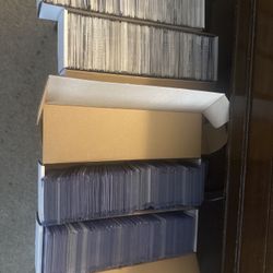 Large Sports Card Lot – Football Rookies + Sleeved & Top Loaded (4 Boxes)