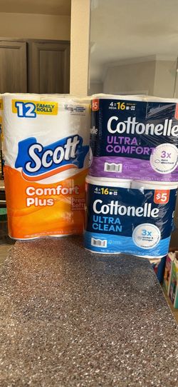 Toilet paper pack  $4 each