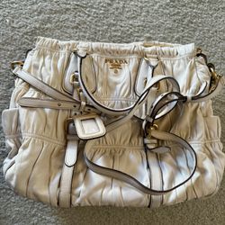 Prada Gaufre Leather Bag