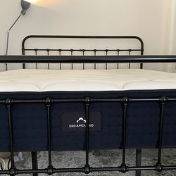 King-size Bed Frame + Mattress