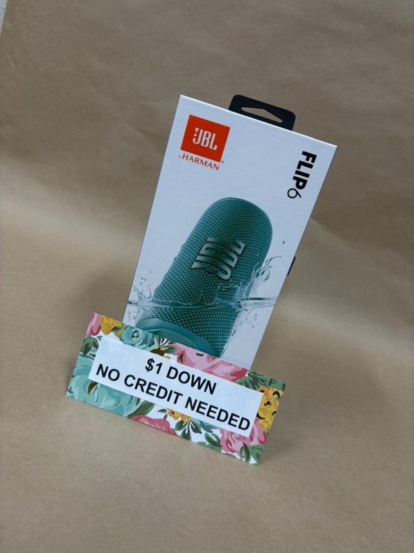JBL Flip 6 Bluetooth Speaker New - Only $1 Today Pay The Rest Later!