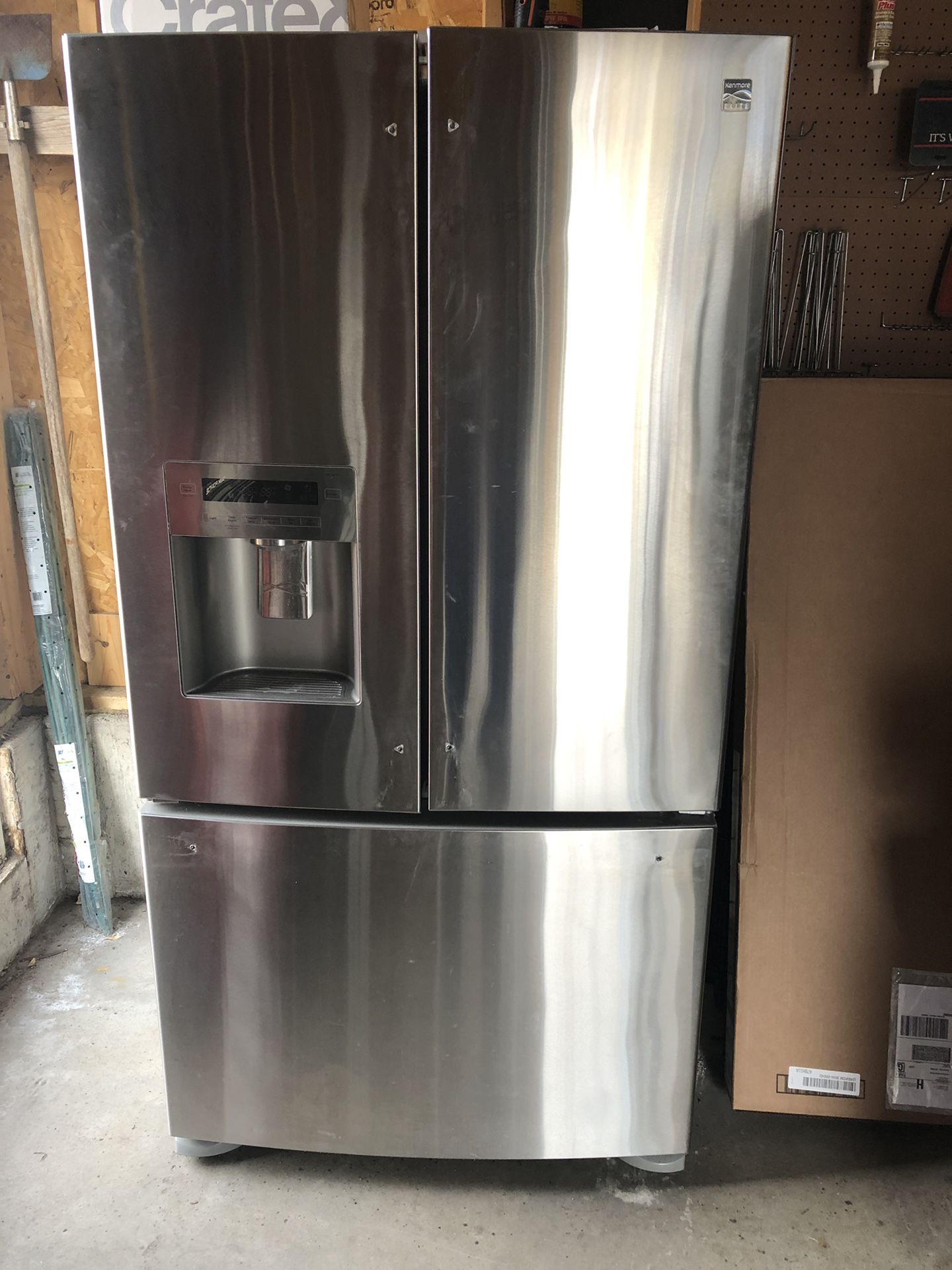 Kenmore Elite Stainless Steel French Door Refrigerator