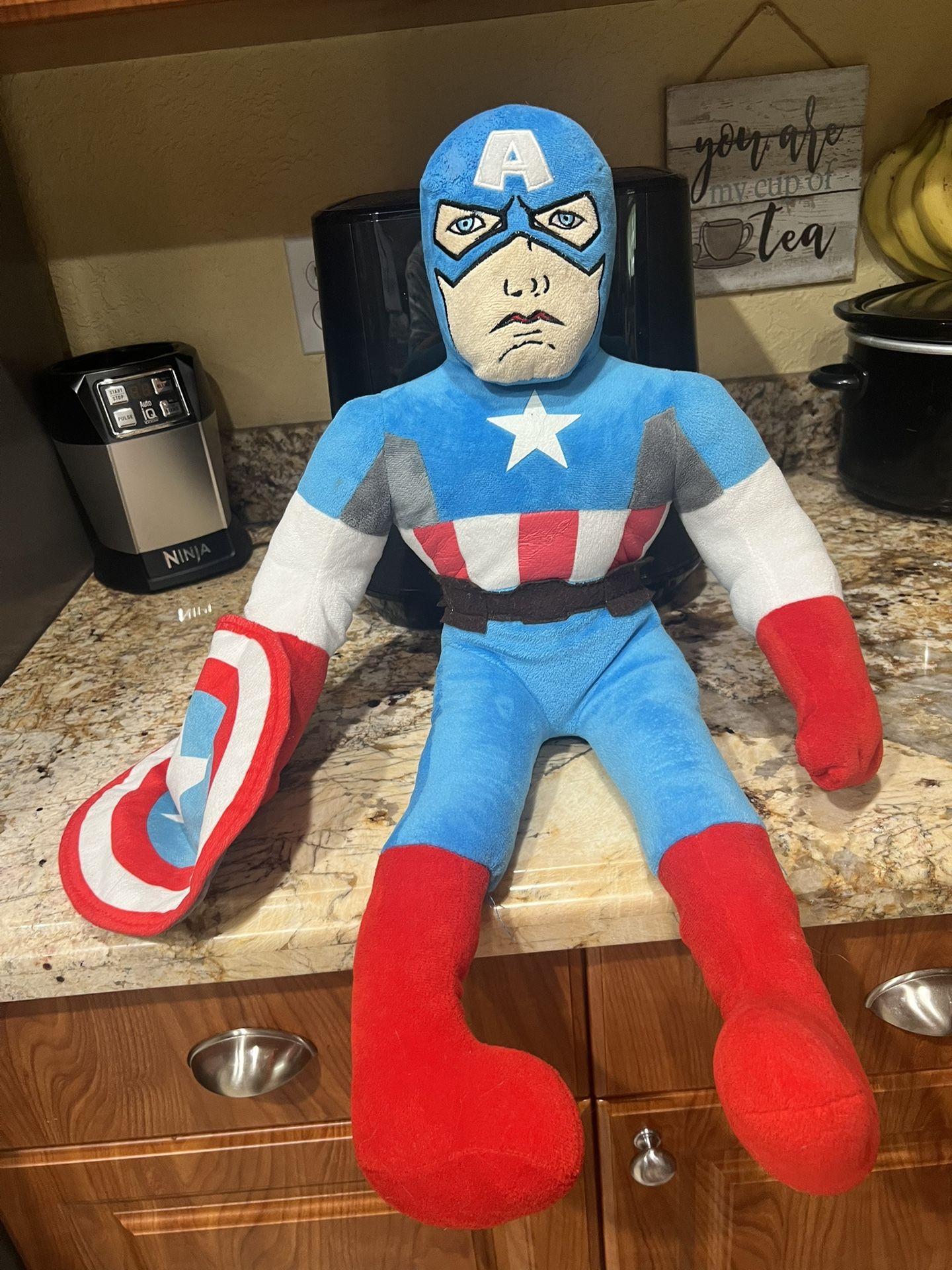 Captain America Stuffed Doll 
