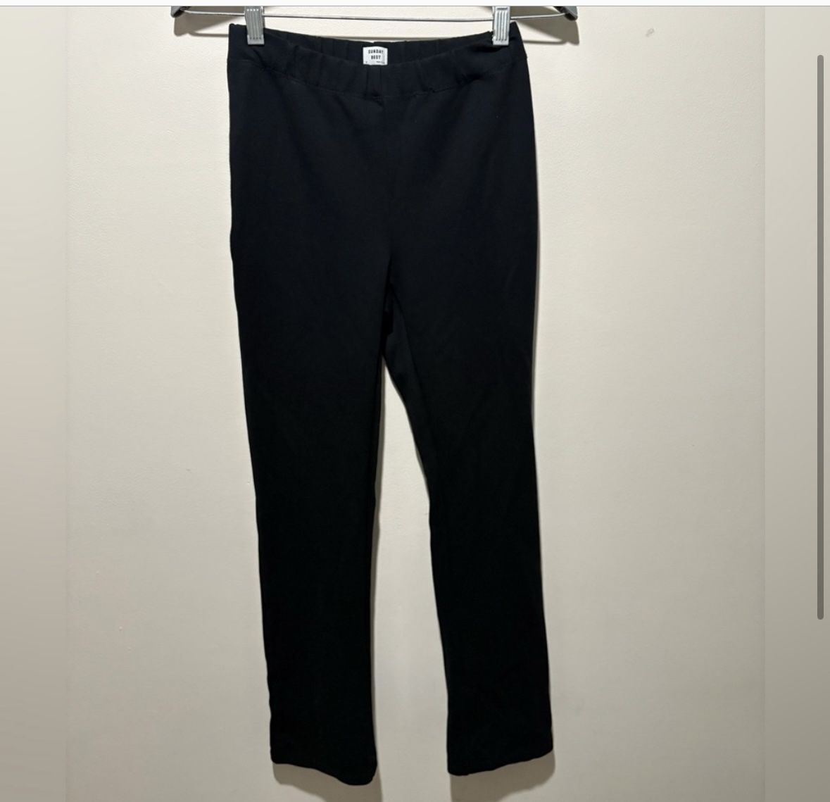 Aritzia Sunday Best Pants/ Leggings Womens S Black Elastic Waist