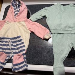 Girls Size 6-9M Two Piece Sets