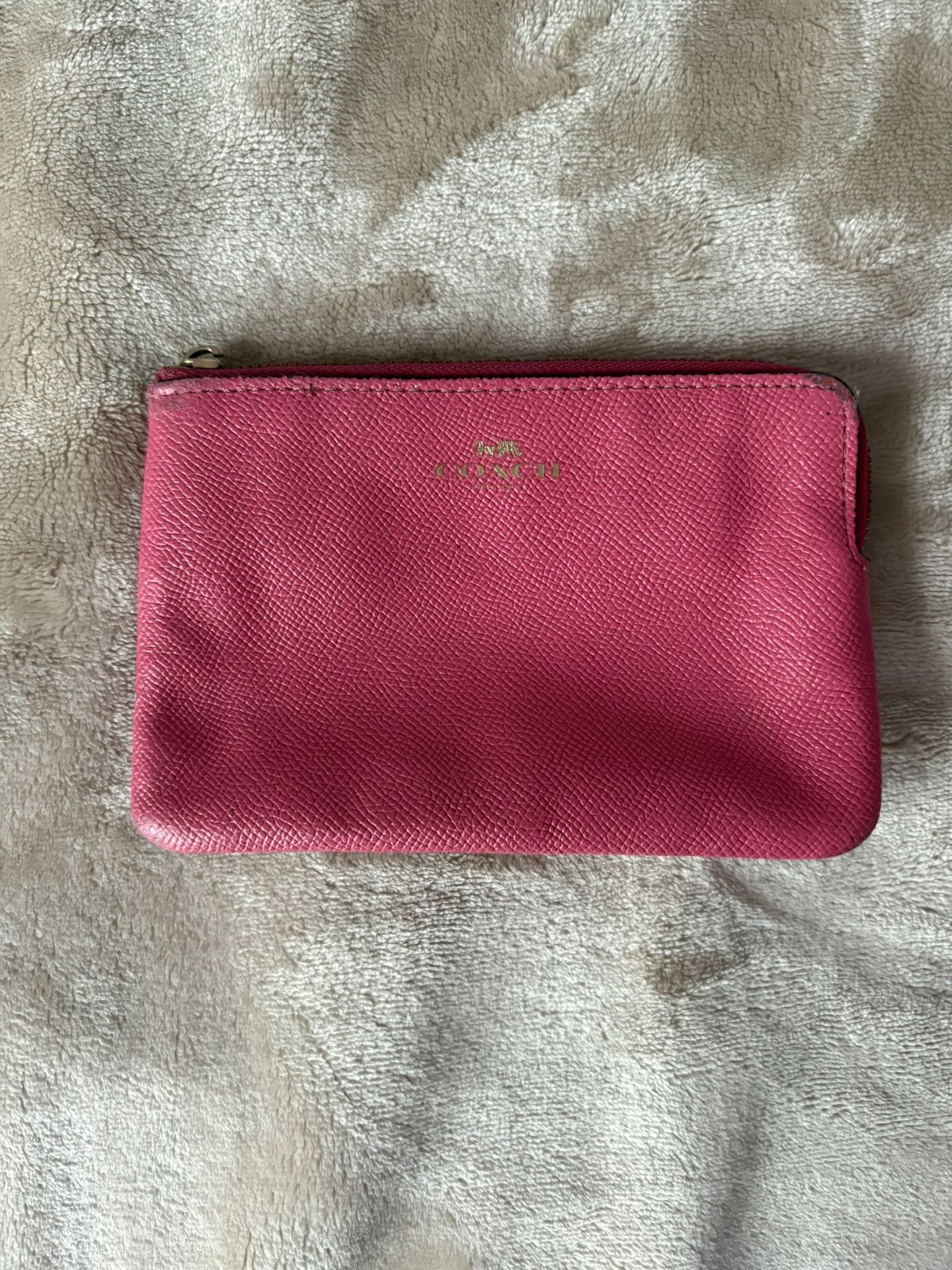 Pink Coach Wallet