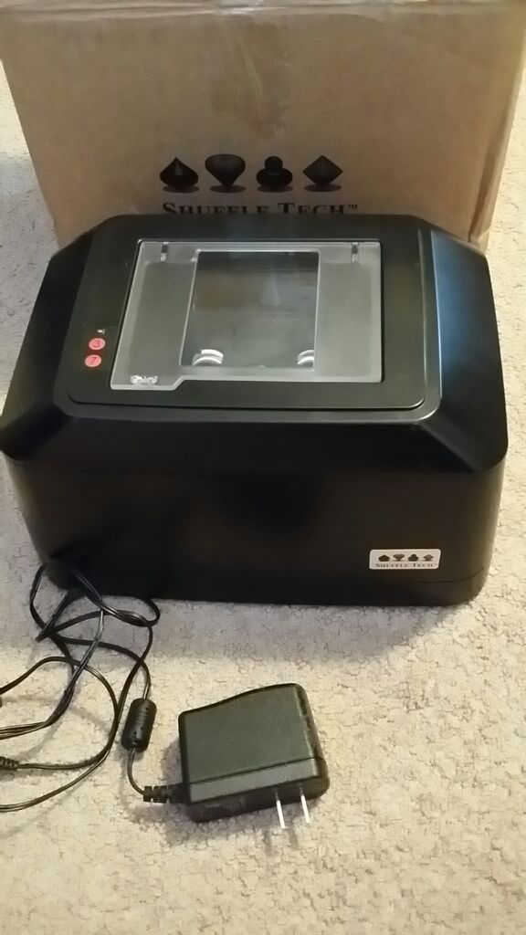 Shuffle tech card shuffler with flush mount