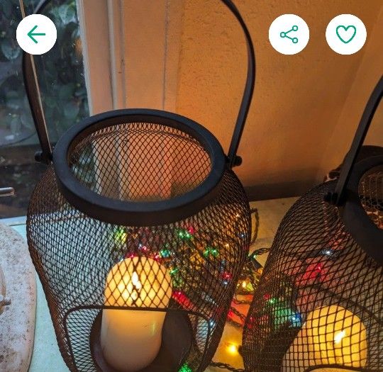 Outdoor Garden Candle Holders