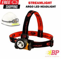 Streamlight Argo LED Headlamp 61301 With Hard Hat Strap 150 Lumens Yellow And Black