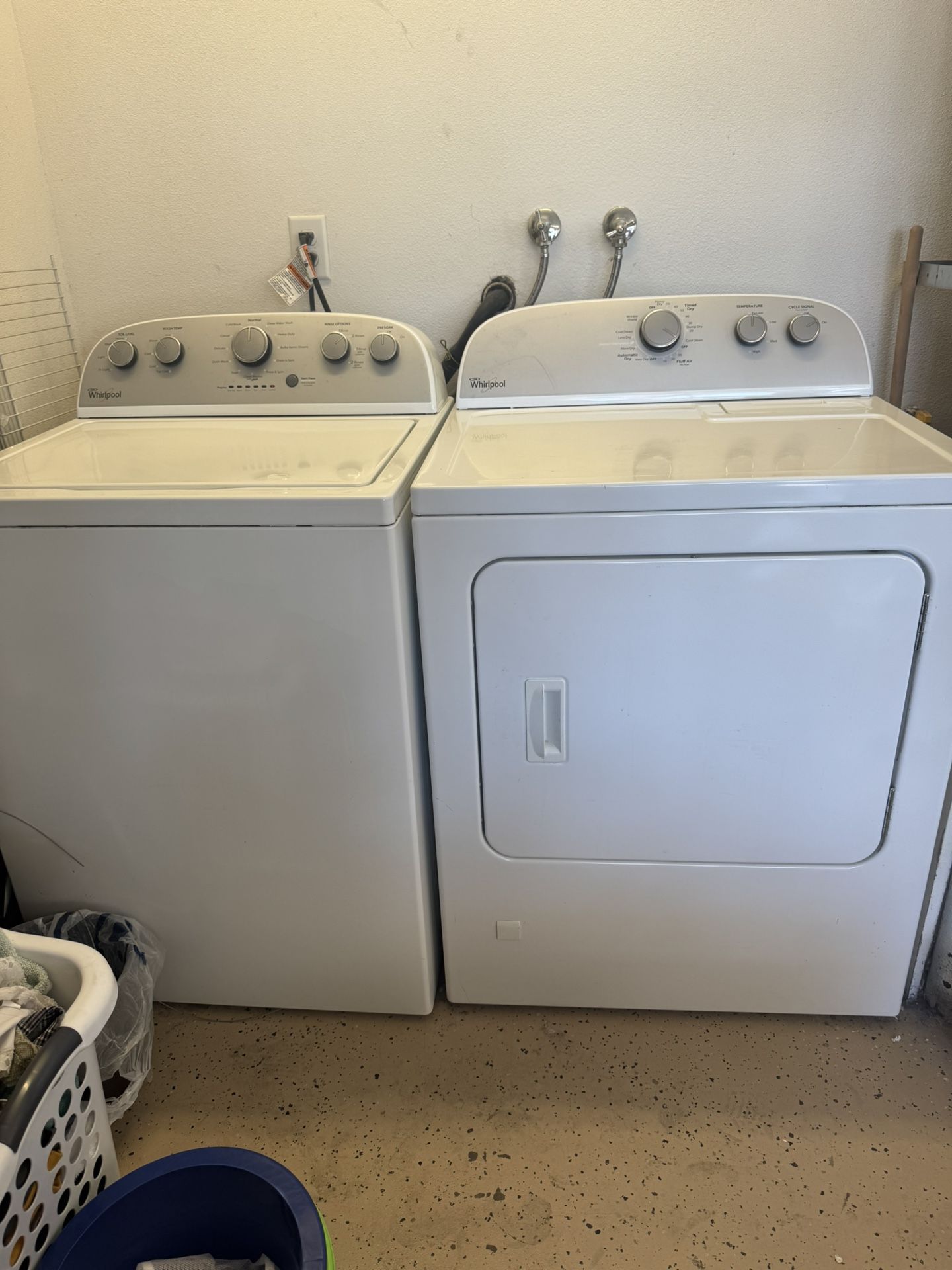 Washer and dryer