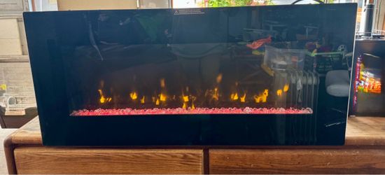 Wall-Mount Electric Fireplace