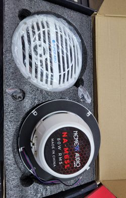 Nemesis Audio NA-M65L 6.5" 80W RMS 4-Ohm High-Performance Marine Speakers (Pair)

$100