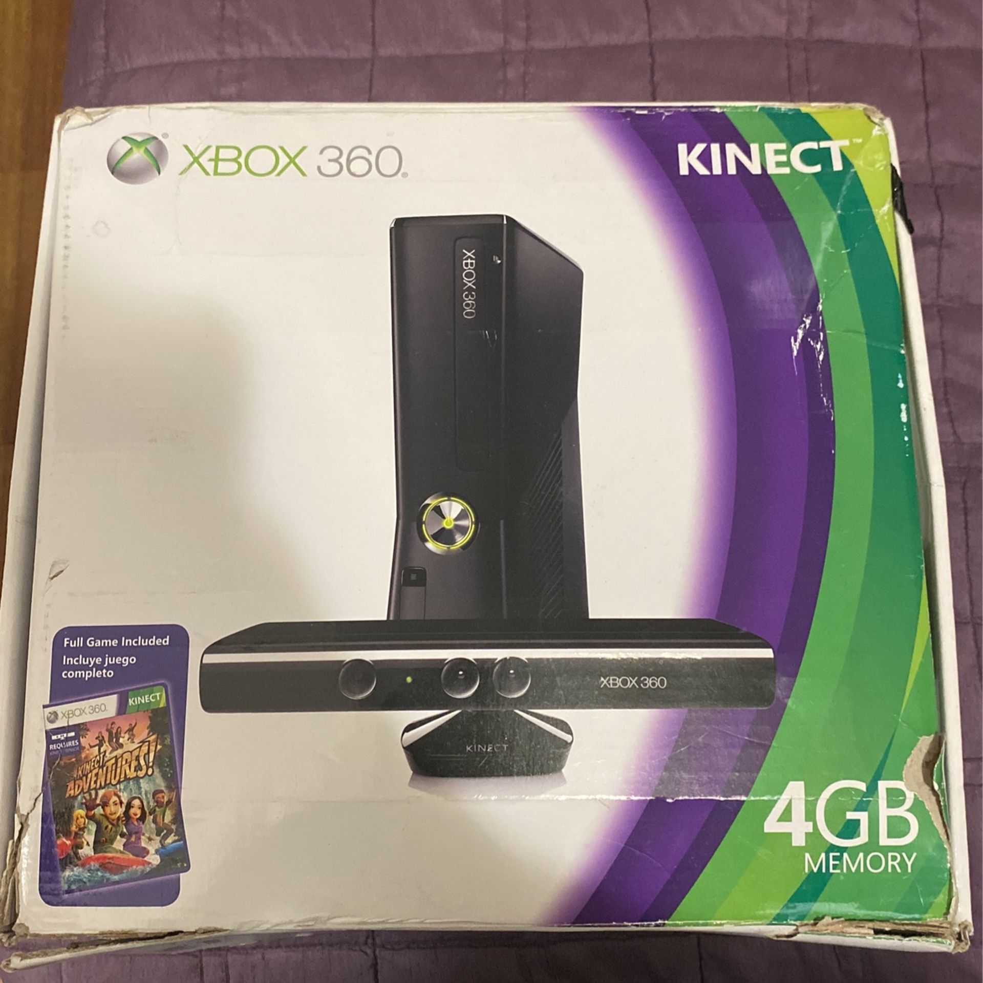 Xbox 360 Kinect 4GB Memory Without The Controller 