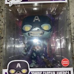 Jumbo Zombie Captain America Funko POP  #949