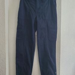 Chico's Navy blue cargo pants size 4