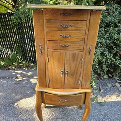 Powell Co. Standing Jewelry Armoire, Box