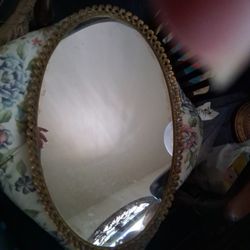 Large  Oval Vanity Dresser Mirror 22 Z 17