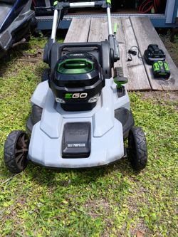 EGO+ 21'self-propelled mower  + battery + charger