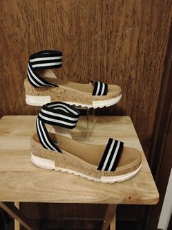 Women's Steve Madden Bandi Wedge Sandal Size 9.5