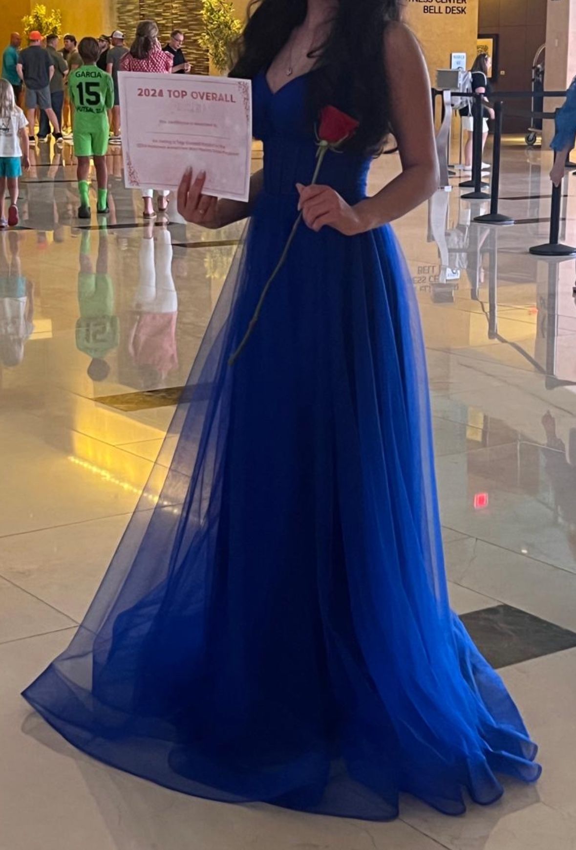 Dark Blue Prom/Pageant Dress