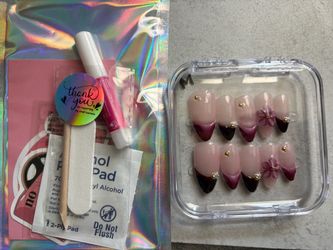 Custom Press-On Nails with Accessories Kit