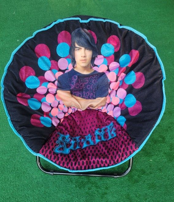 Disney Camp Rock Shane (Joe Jonas Brothers) Kids Moon Saucer Chair