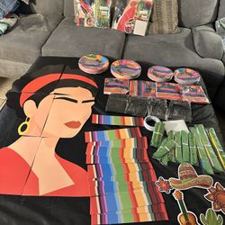Mexican style party supplies