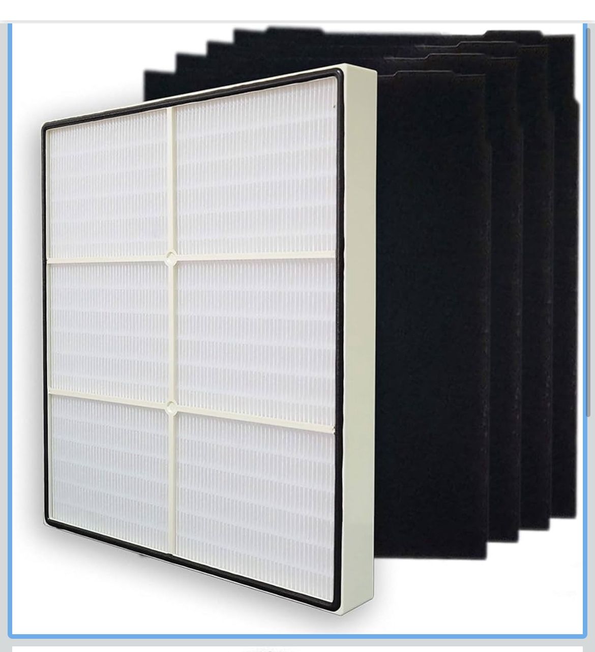 PUREBURG Replacement Filter set Compatible with Whirlpool Whispure 1183054K K Fits AP450 AP510 AP51030K AP51030KB AP45030K WP500 WP1000 Air Pur