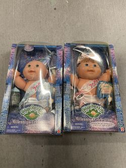 millennium celebration cabbage patch kid Lot Of 2