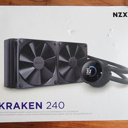 NZXT Kraken 240 AIO Liquid CPU Cooler READ DESCRIPTION