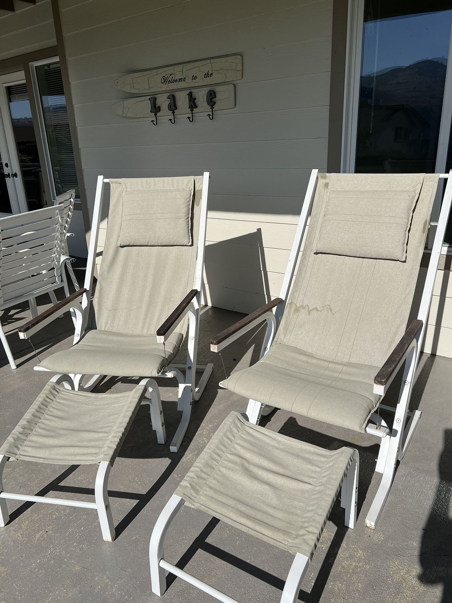 Hammock Chairs With Ottomans