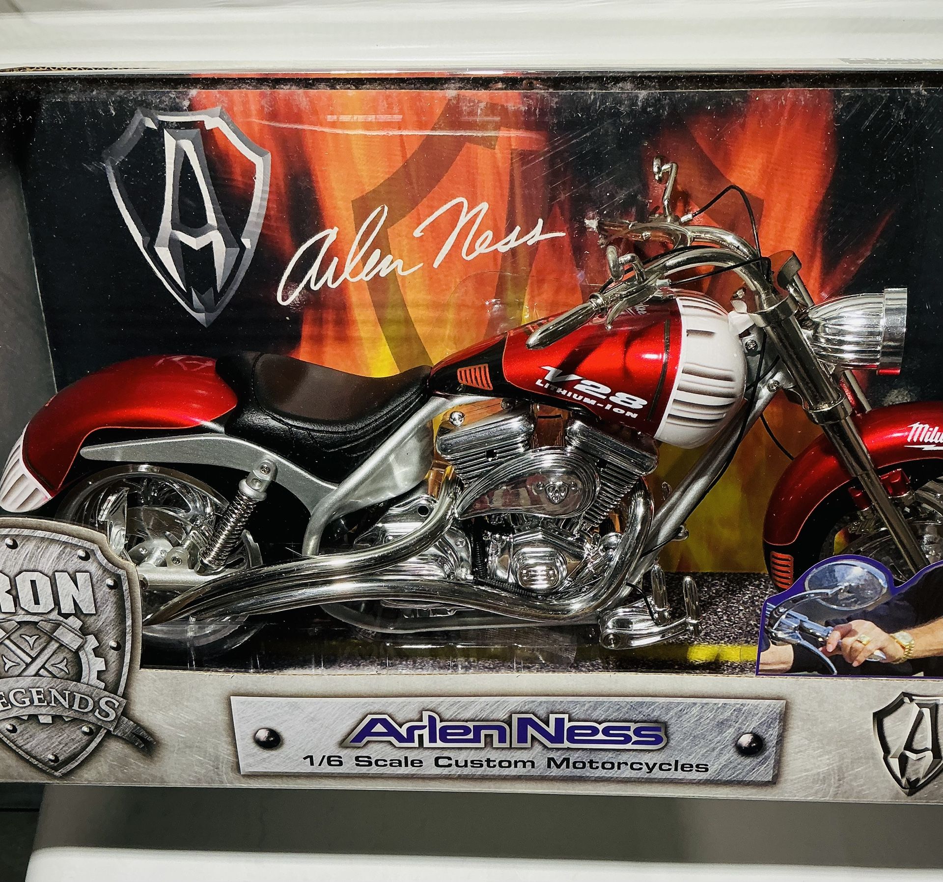 Iron Legends Arlen Ness 1/2 Scale Custom Motorcycles ** RARE ** Milwaukee Tool