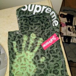 Supreme Thermal-Sensitive Color-Changing Balaclava Leopard / Green Ski Mask
 "Shiesty"