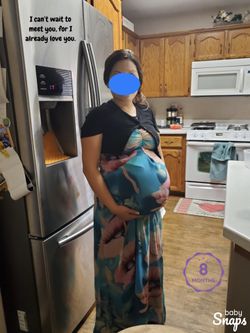 Maternity dress & shirt top