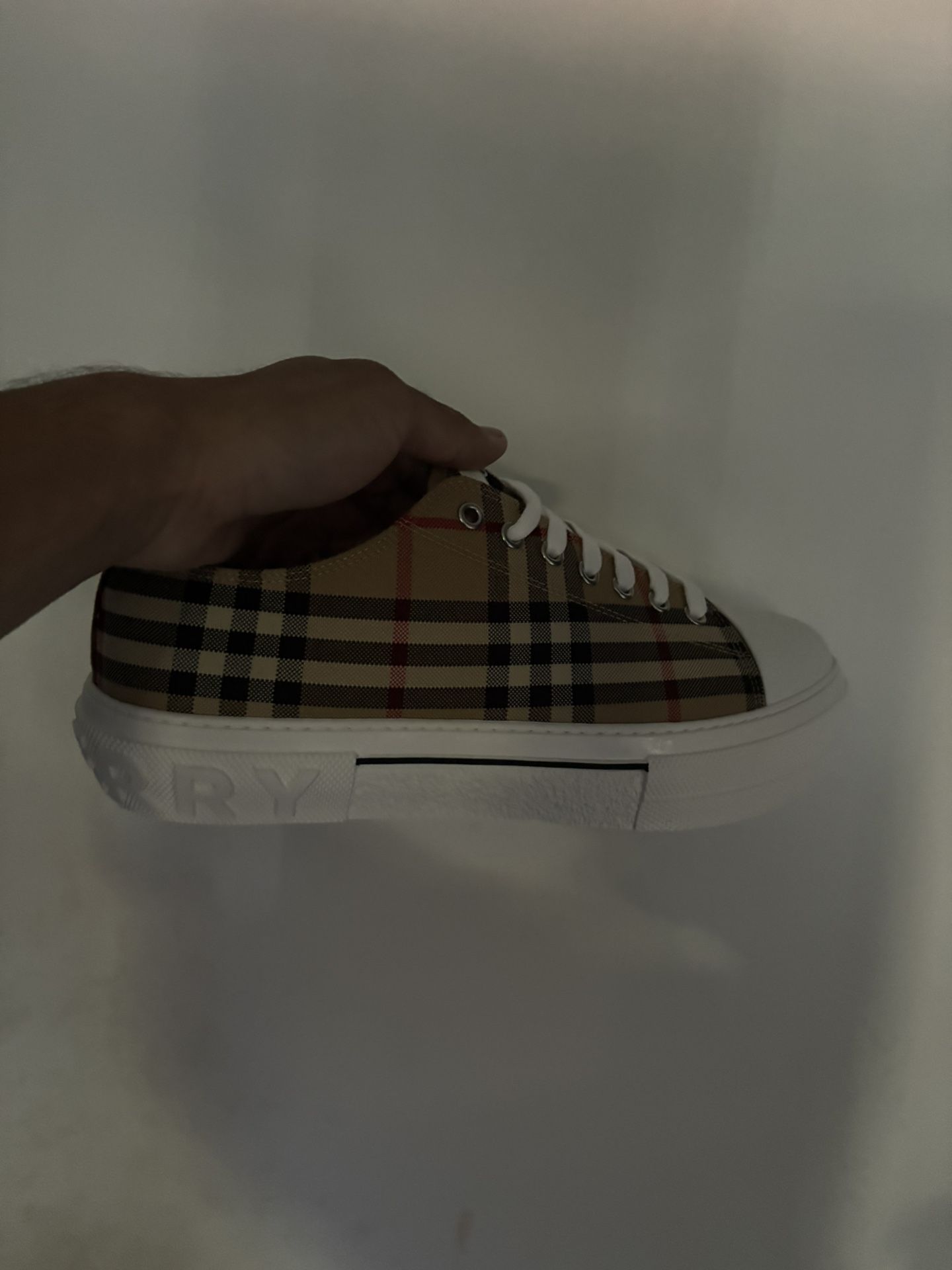 BURBERRY CHECK SNEAKERS